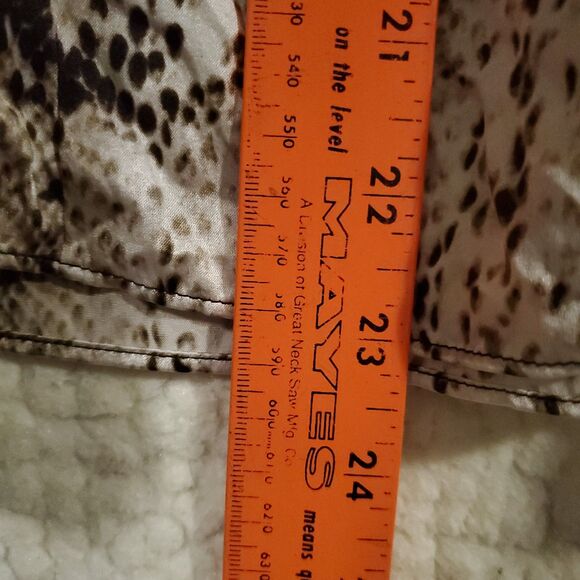 White House Black Market Women’s Black/Purple Silk Stretch Halter Neckline Sz 6 - Picture 16 of 16